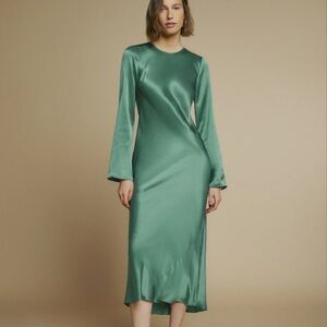 Reformation Davina Silk Dress